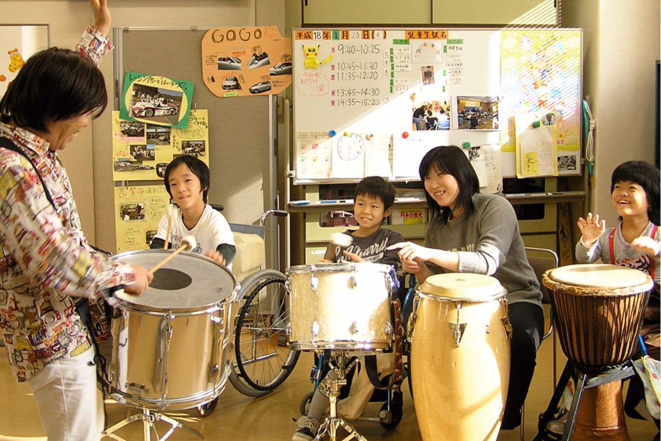 県立こども病院パーカッションセッション